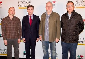 Jordan Harrison, Paul Rudnick, Doug Wright, and Moises Kaufman Photo