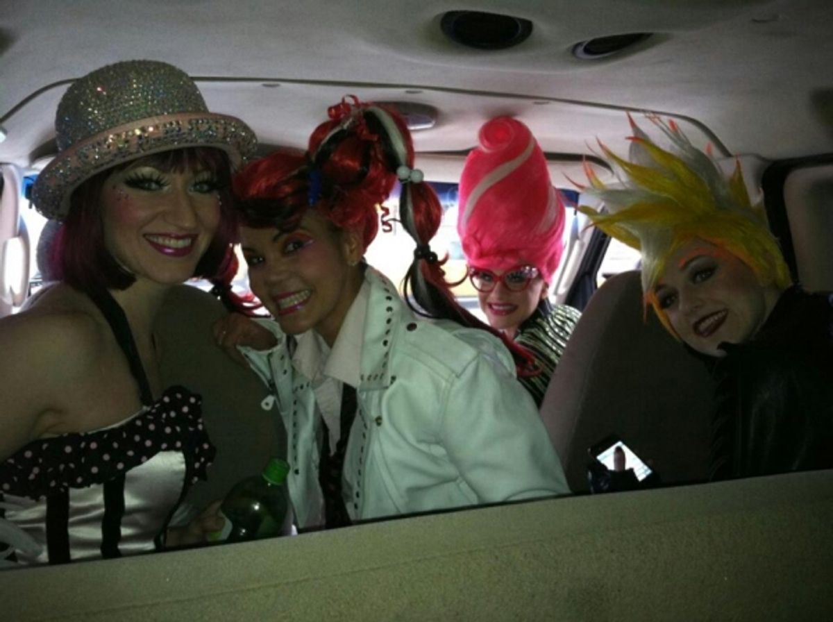 Molly Tynes, Lourds Lane, Nicolette Hart and Celina Carvajal at 