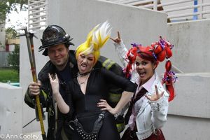 Sudden Fire Interrupts CHIX 6 Rehearsal Photo