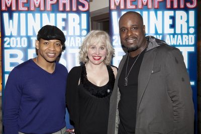 Derrick Baskin, Nancy Opel and J. Bernard Calloway Photo