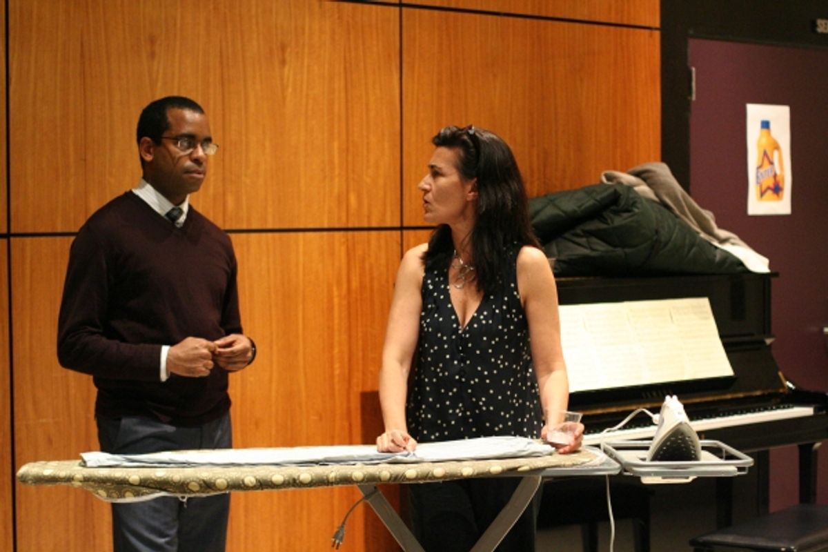 Daniel Breaker and Jeanine Tesori  at 