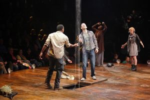 Walalce Smith, Nick Blaemire, Uzo Adubo and Julia Mattison  Photo