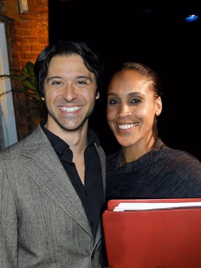 Cast members Jeremiah James and Nikki Crawford Photo