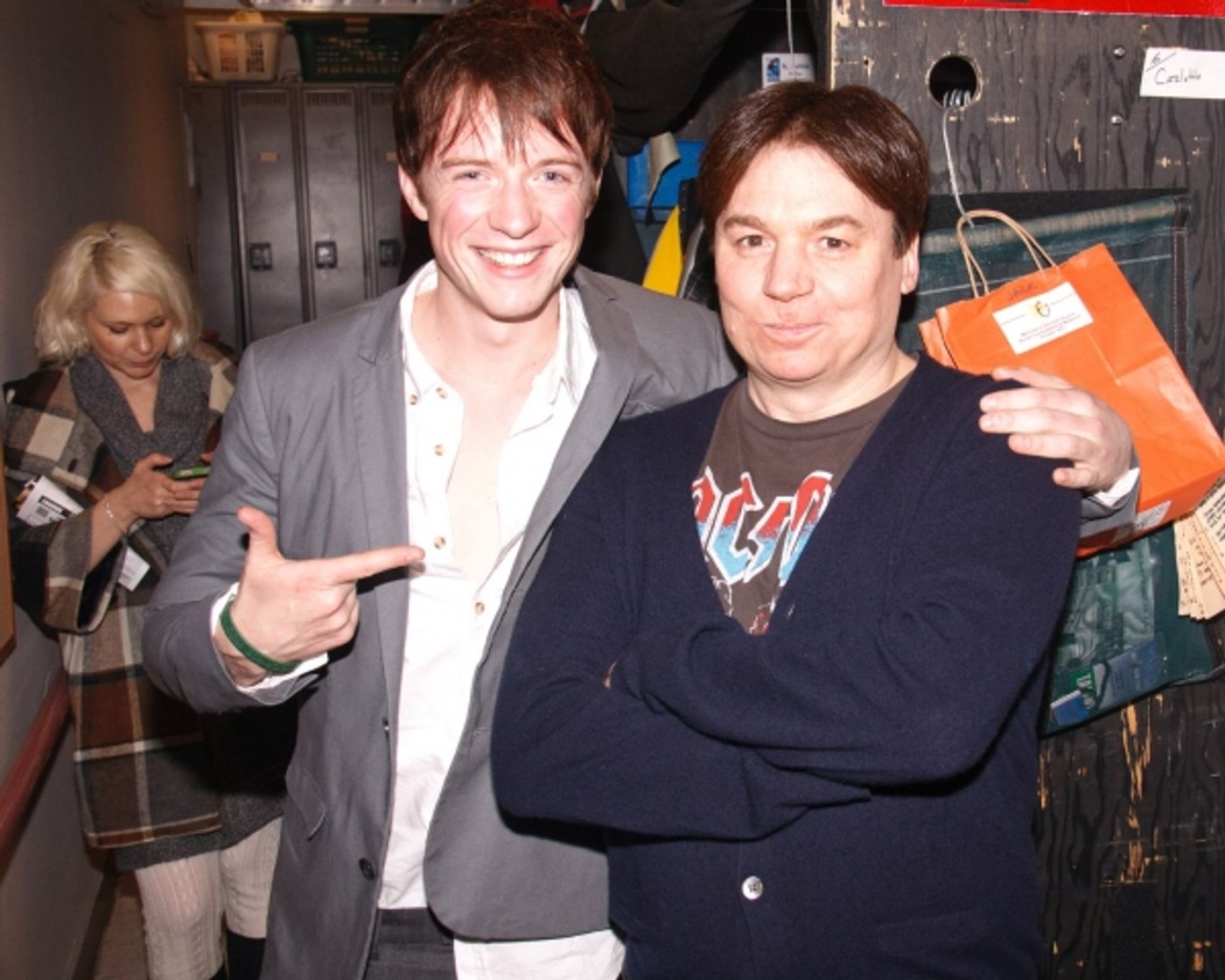 Photo Flash: Mike Myers & Latin American Orphans Visit SPIDER-MAN Photo Flash: Mike Myers & Latin American Orphans Visit SPIDER-MAN Image