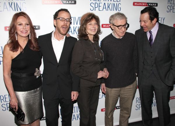 Marlo Thomas, Ethan Coen, Elaine May, Woody Allen & Steve Guttenberg  Photo