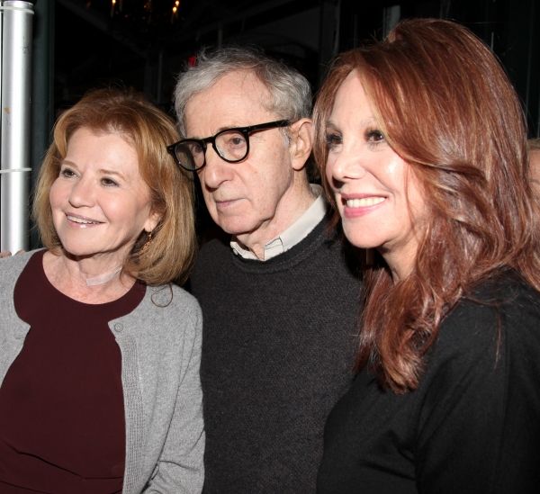 Letty Aronson & Woody Allen with Marlo Thomas Photo