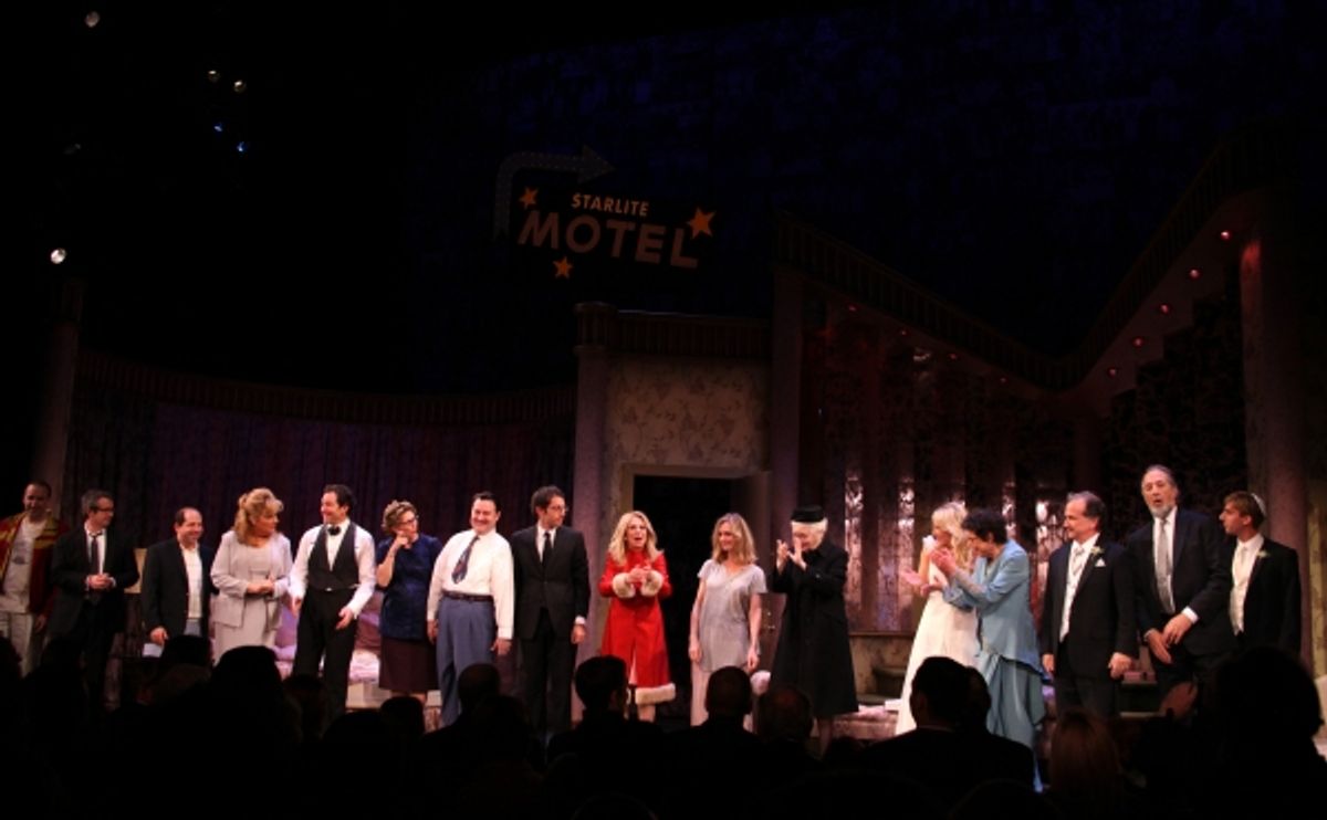 Jason Kravitz, Caroline Aaron, Steve Guttenberg, Katherine Borowitz, Allen Lewis Rickman, Max Gordon Moore, Marlo Thomas, Lisa Emery, Patricia O'Connell, Ari Graynor, Julie Kavner, Mark Linn-Baker, Richard Libertini, Bill Army at 