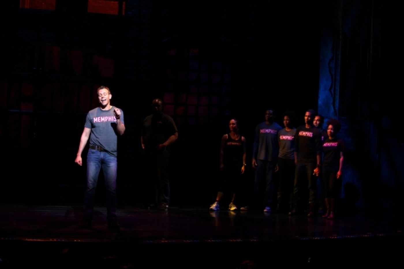 Photo Coverage: First Look at Adam Pascal as MEMPHIS' Huey Calhoun!  Image