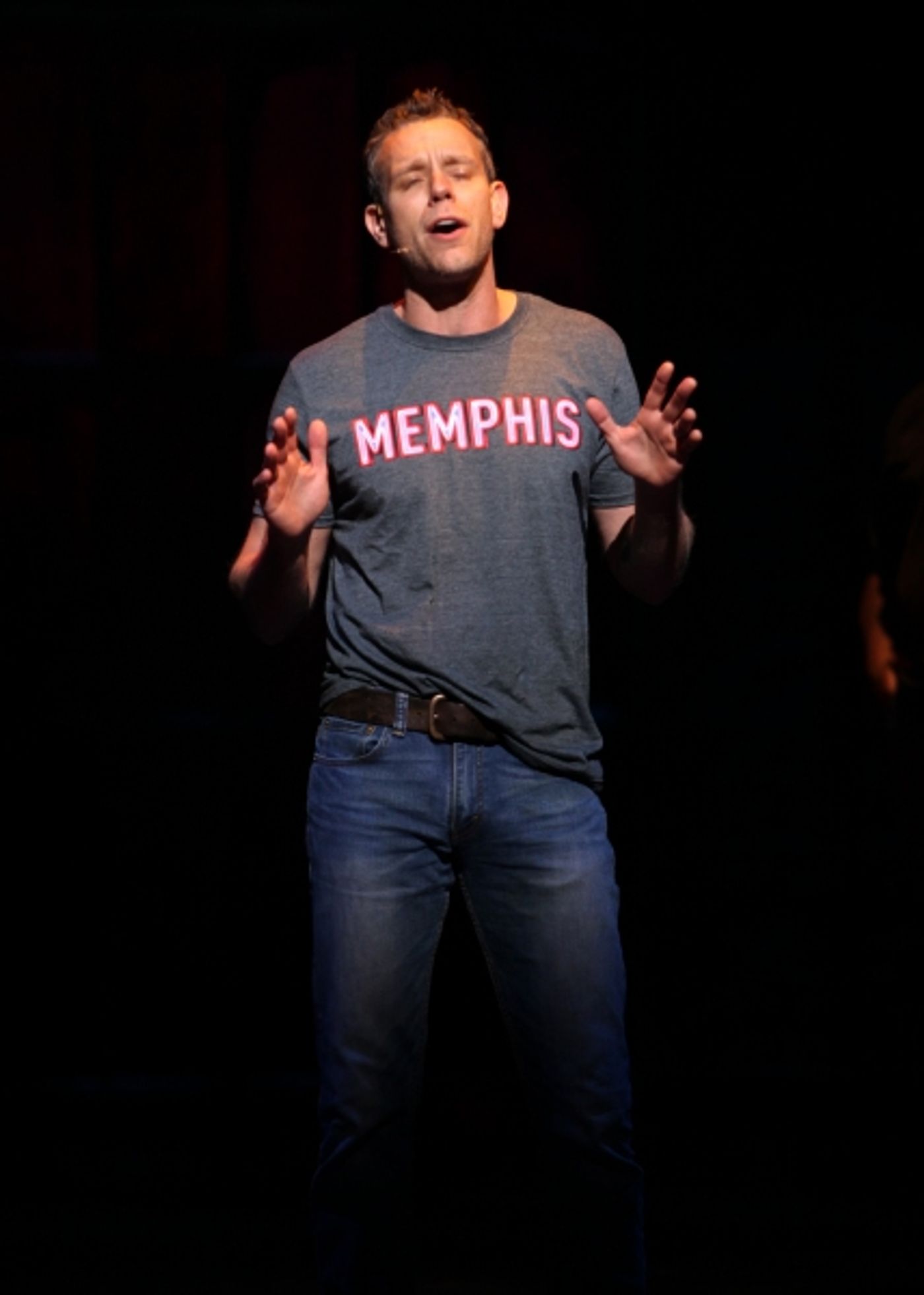 Photo Coverage: First Look at Adam Pascal as MEMPHIS' Huey Calhoun!  Image