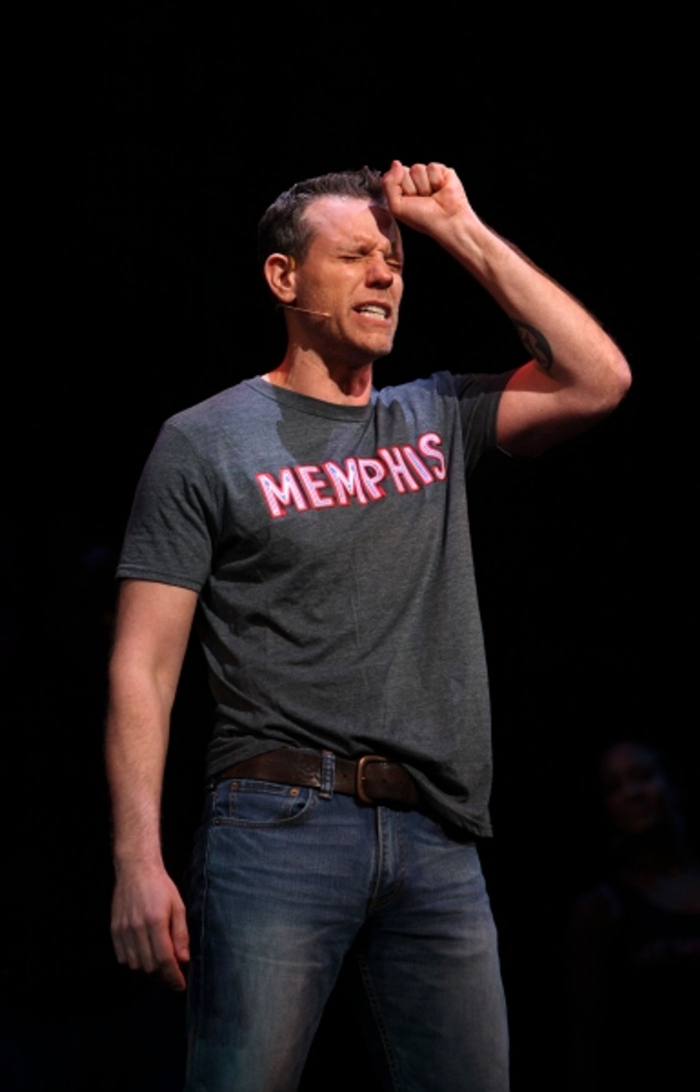 Photo Coverage: First Look at Adam Pascal as MEMPHIS' Huey Calhoun!  Image