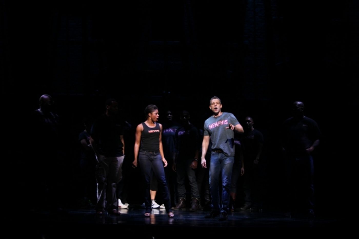 Photo Coverage: First Look at Adam Pascal as MEMPHIS' Huey Calhoun!  Image