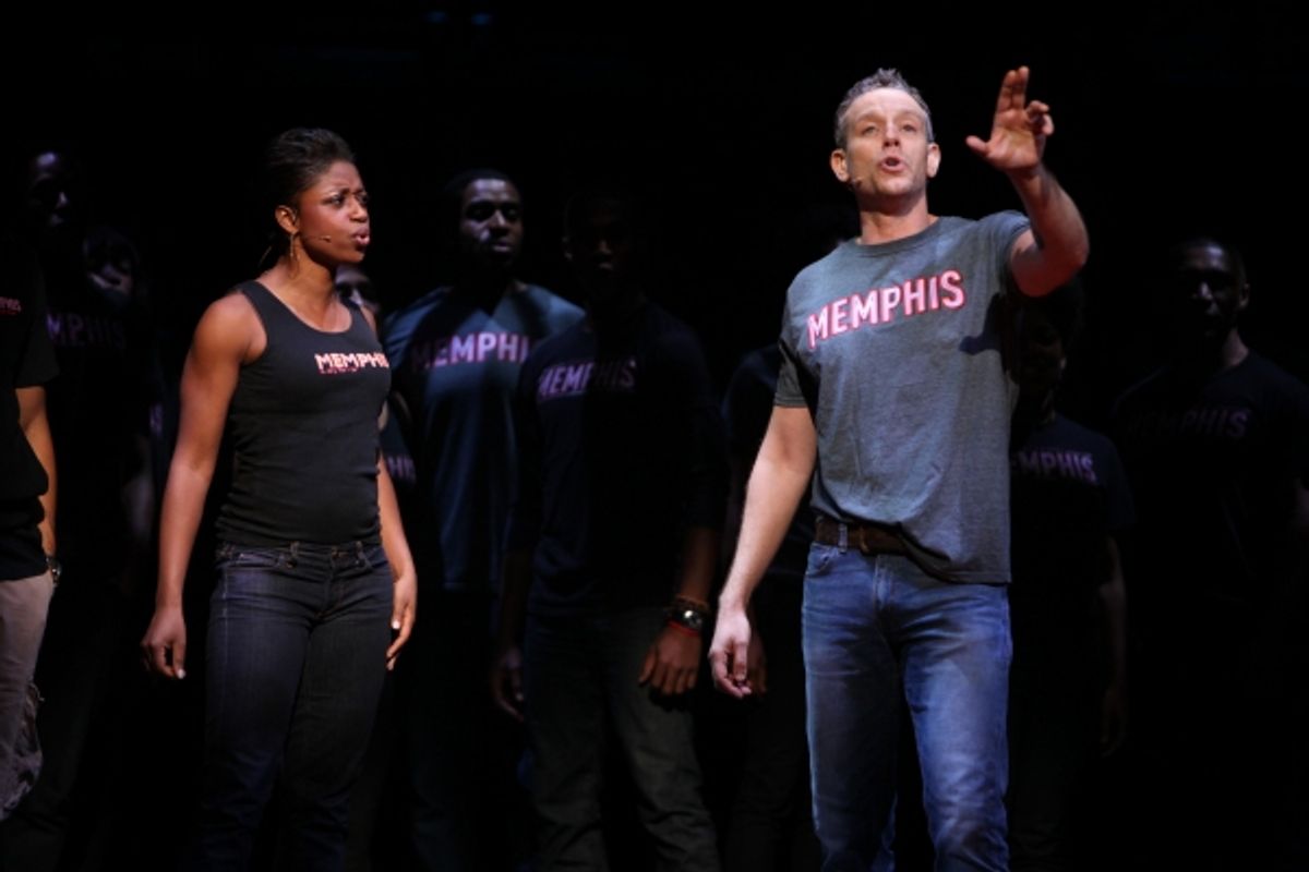 Montego Glover & Adam Pascal at 
