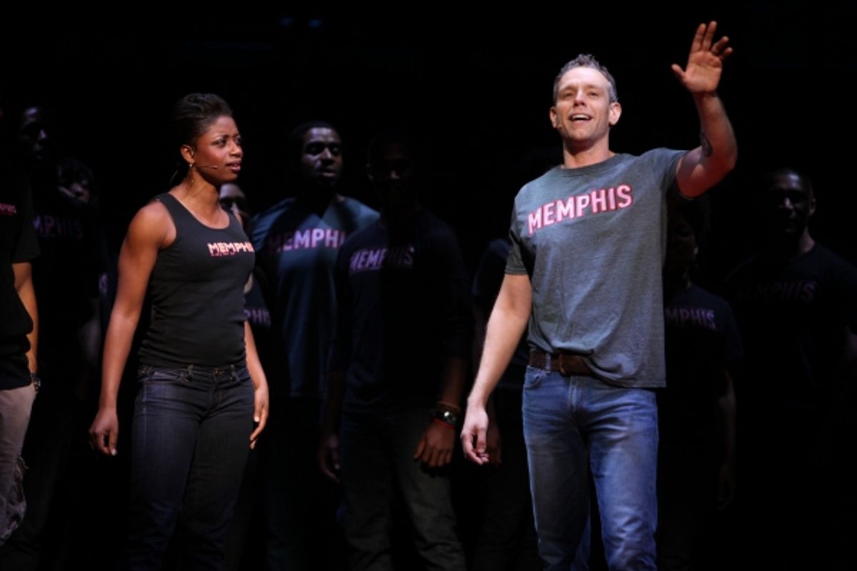 Montego Glover & Adam Pascal at 