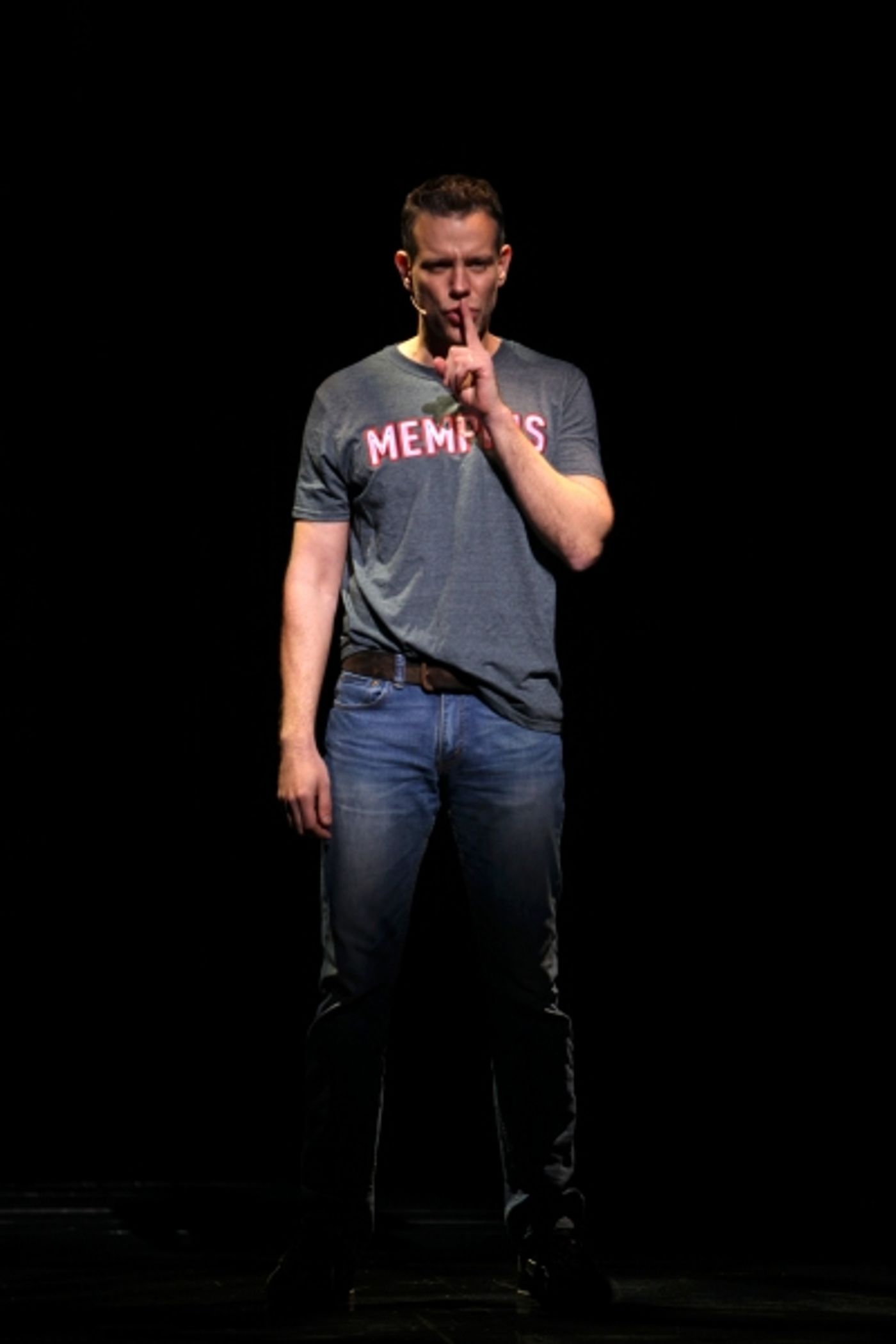 Photo Coverage: First Look at Adam Pascal as MEMPHIS' Huey Calhoun!  Image