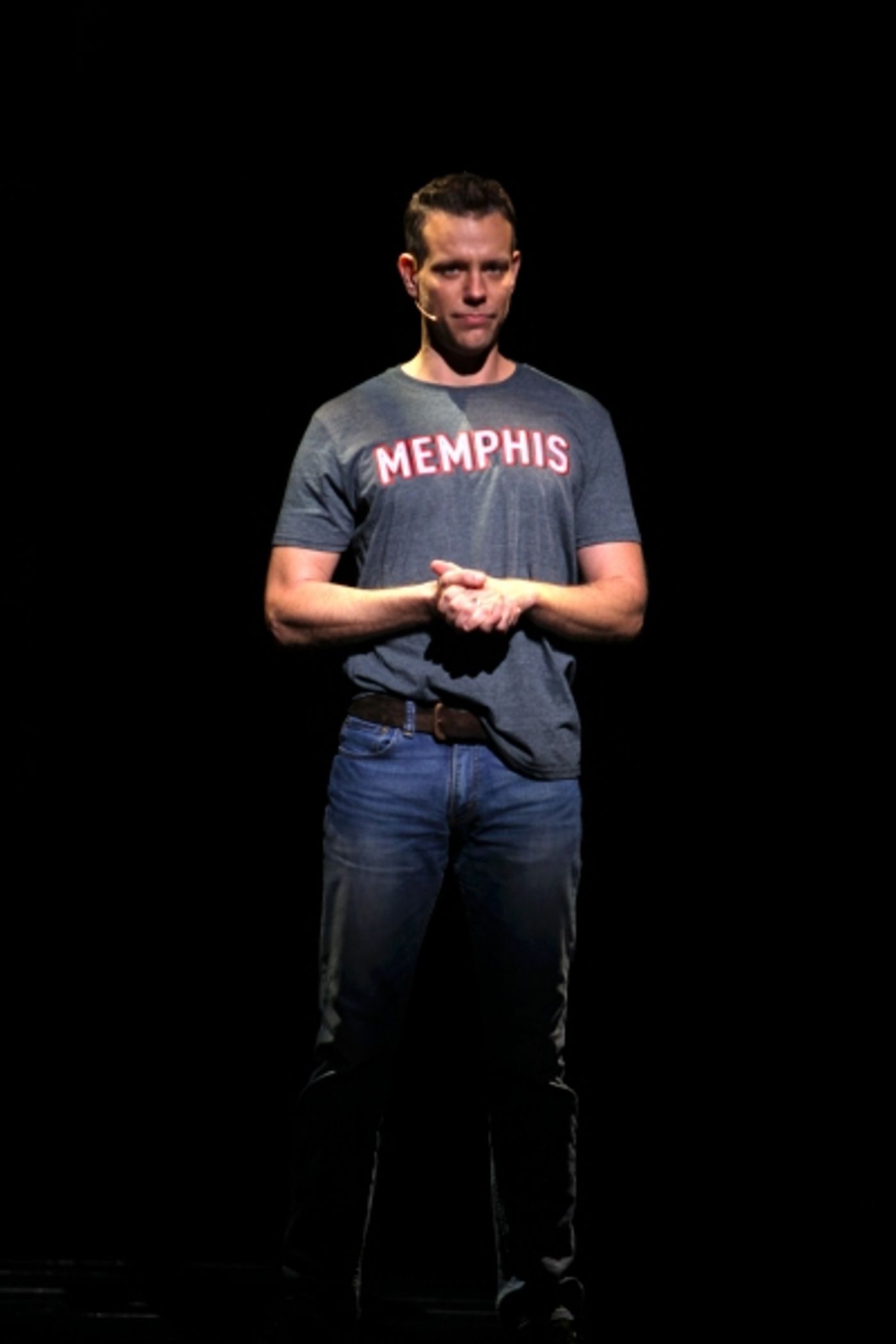 Photo Coverage: First Look at Adam Pascal as MEMPHIS' Huey Calhoun!  Image