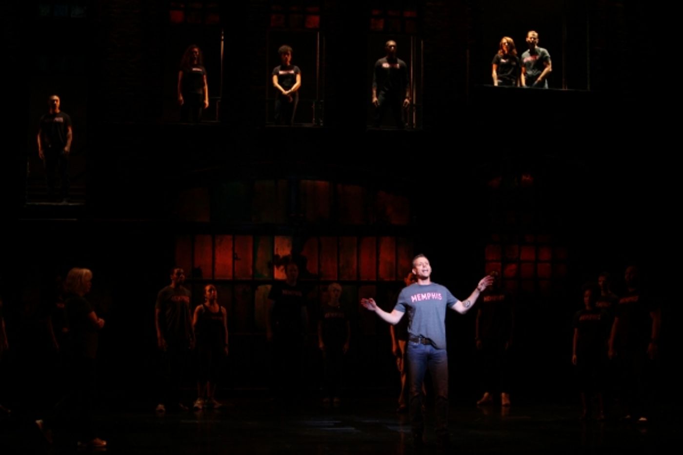 Photo Coverage: First Look at Adam Pascal as MEMPHIS' Huey Calhoun!  Image