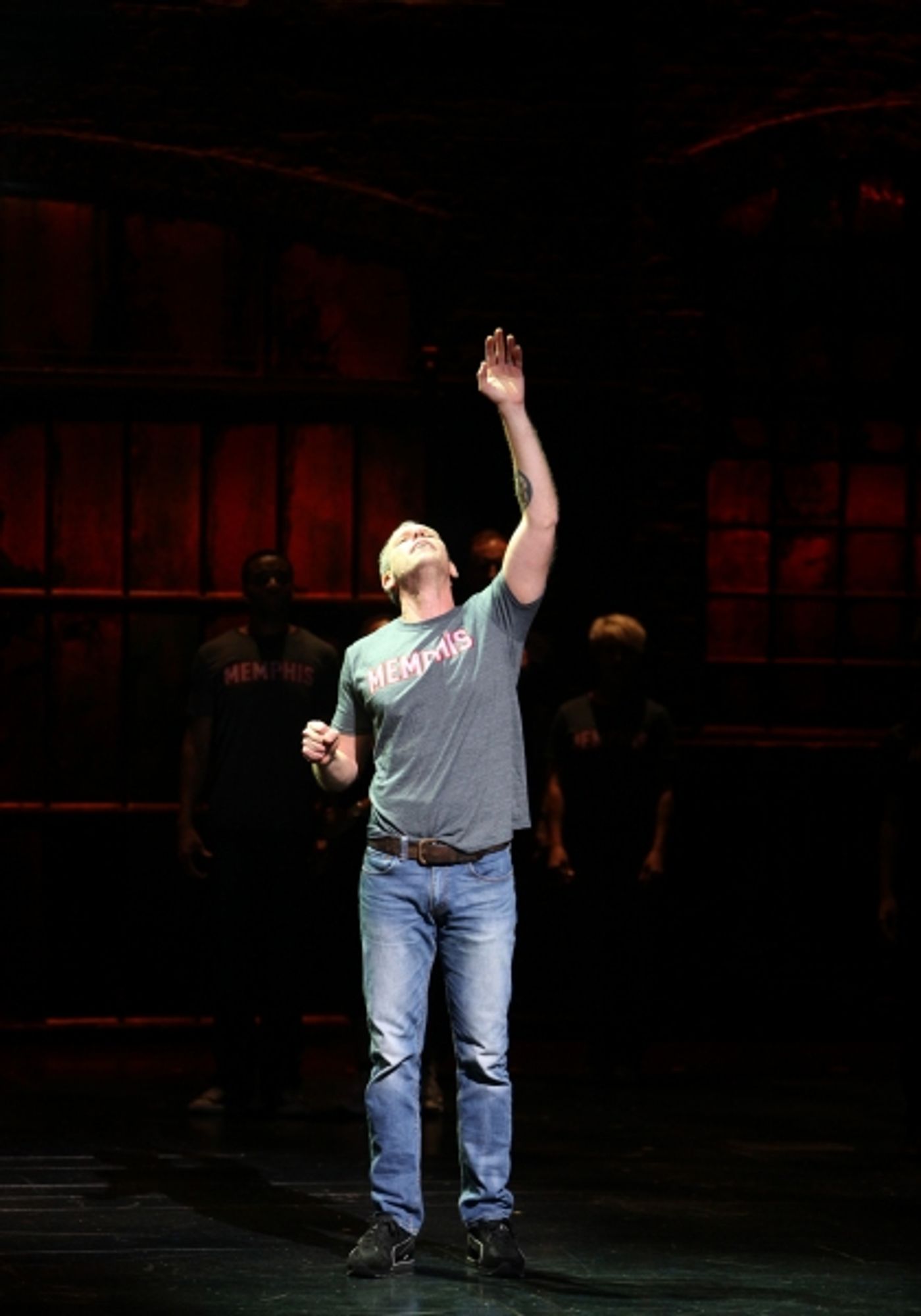 Photo Coverage: First Look at Adam Pascal as MEMPHIS' Huey Calhoun!  Image