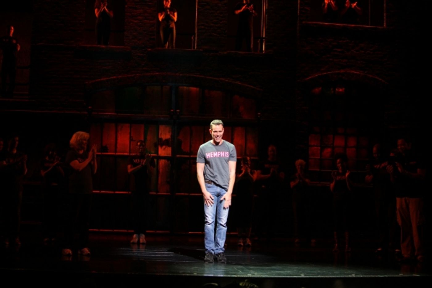 Photo Coverage: First Look at Adam Pascal as MEMPHIS' Huey Calhoun!  Image