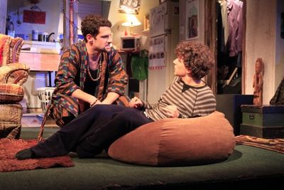 Justin Bartha and Jesse Eisenberg. Photo Credit: Sandra Coudert Photo