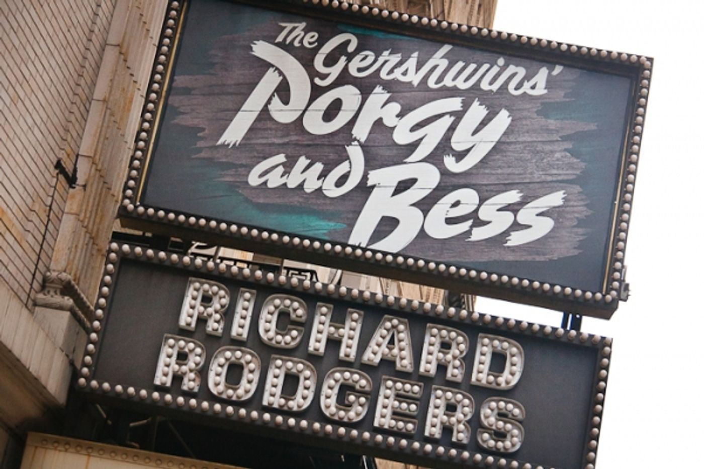 Photo Flash: New Marquee for PORGY & BESS Photo Flash: New Marquee for PORGY & BESS Image
