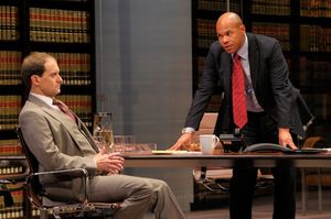  Law firm partners Jack Lawson (A.C.T. core acting company member Anthony Fusco, left Photo