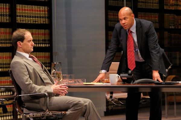  Law firm partners Jack Lawson (A.C.T. core acting company member Anthony Fusco, left Photo