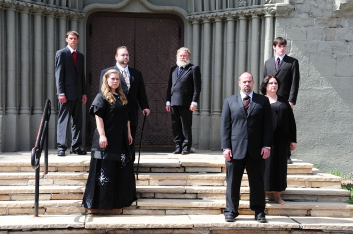  L-R:  Mike Holzer, Catrina Trammell, Nick Ortiz-Trammell, Wade Wood, Amy Ratliff, Keith Wright, Brandon Palmer at 