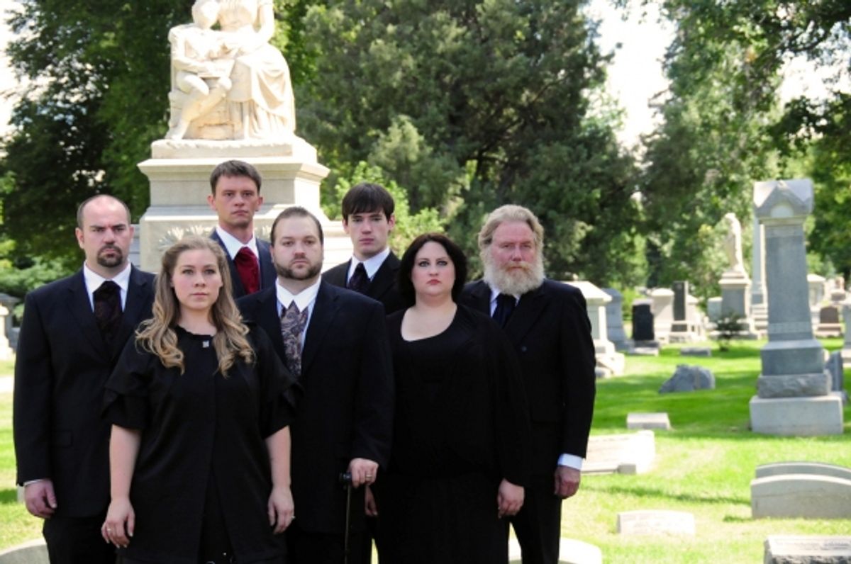 L-R:  Keith Wright, Catrina Trammell, Mike Holzer, Nick Ortiz-Trammell, Brandon Palmer, Amy Ratliff, Wade Wood at 