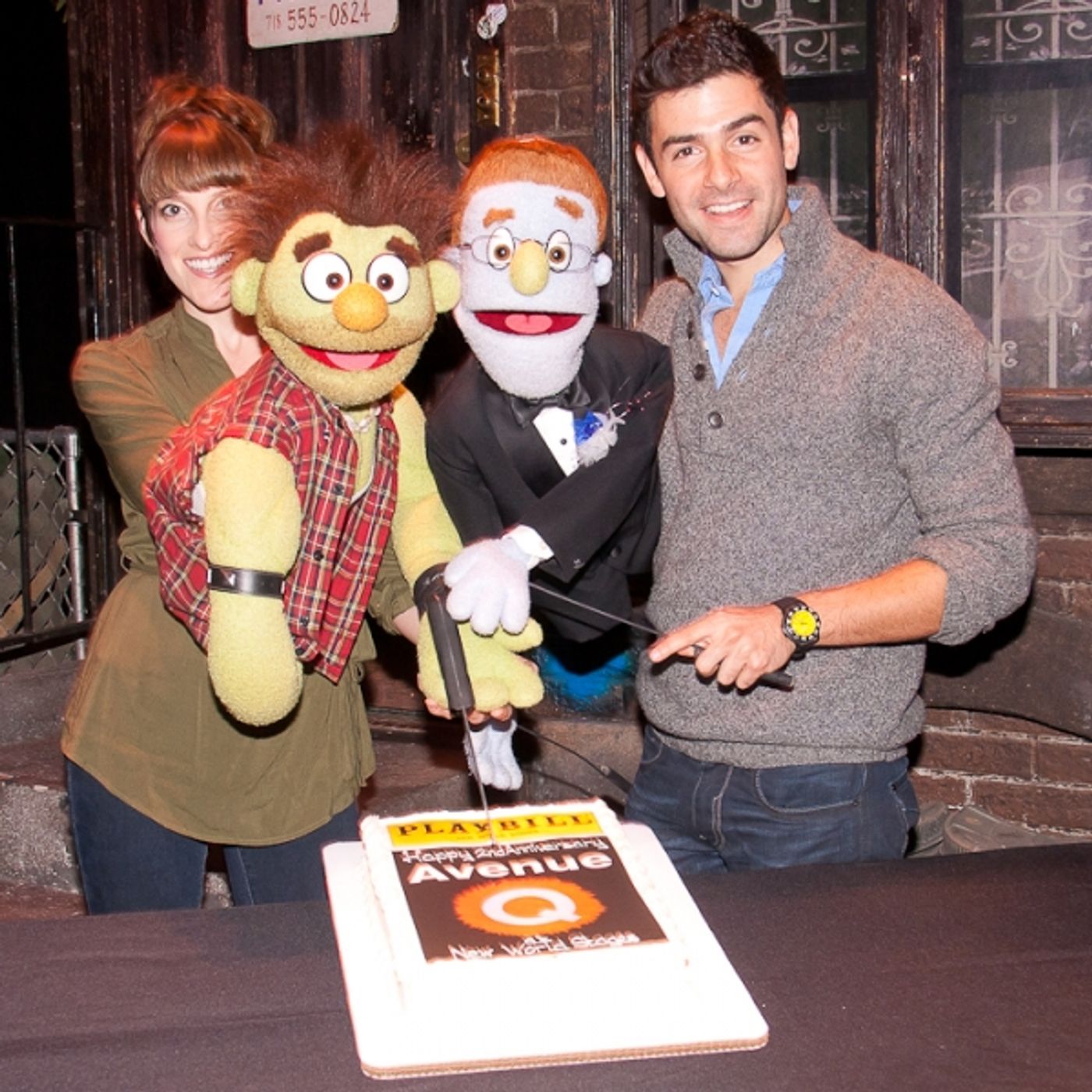 Photo Coverage: AVENUE Q Celebrates 2nd Anniversary Off-Broadway!  Image