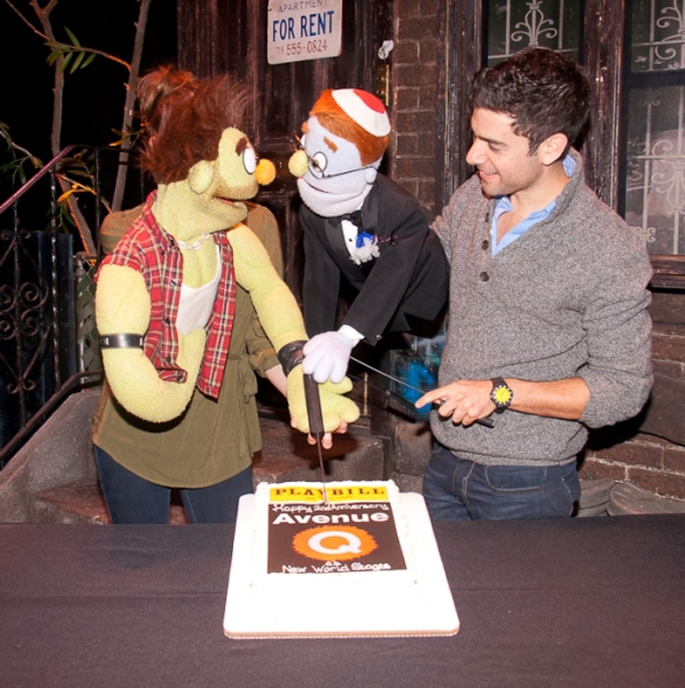 Photo Coverage: AVENUE Q Celebrates 2nd Anniversary Off-Broadway!  Image