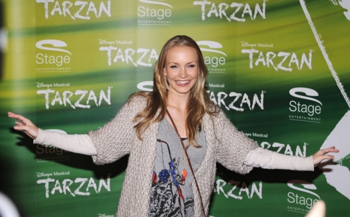  Oct. 23, 2011 - Bildnummer: 56207895 Datum: 22.10.2011 Copyright: imago/Michael Wigglesworth..Janin Reinhardt bei der Geburtstagsgala von Disneys Musical TARZAN im Stage Theater Neue Flora in Hamburg. Hamburg 22.10.2011. Entertainment People x0x xkg 201 at 
