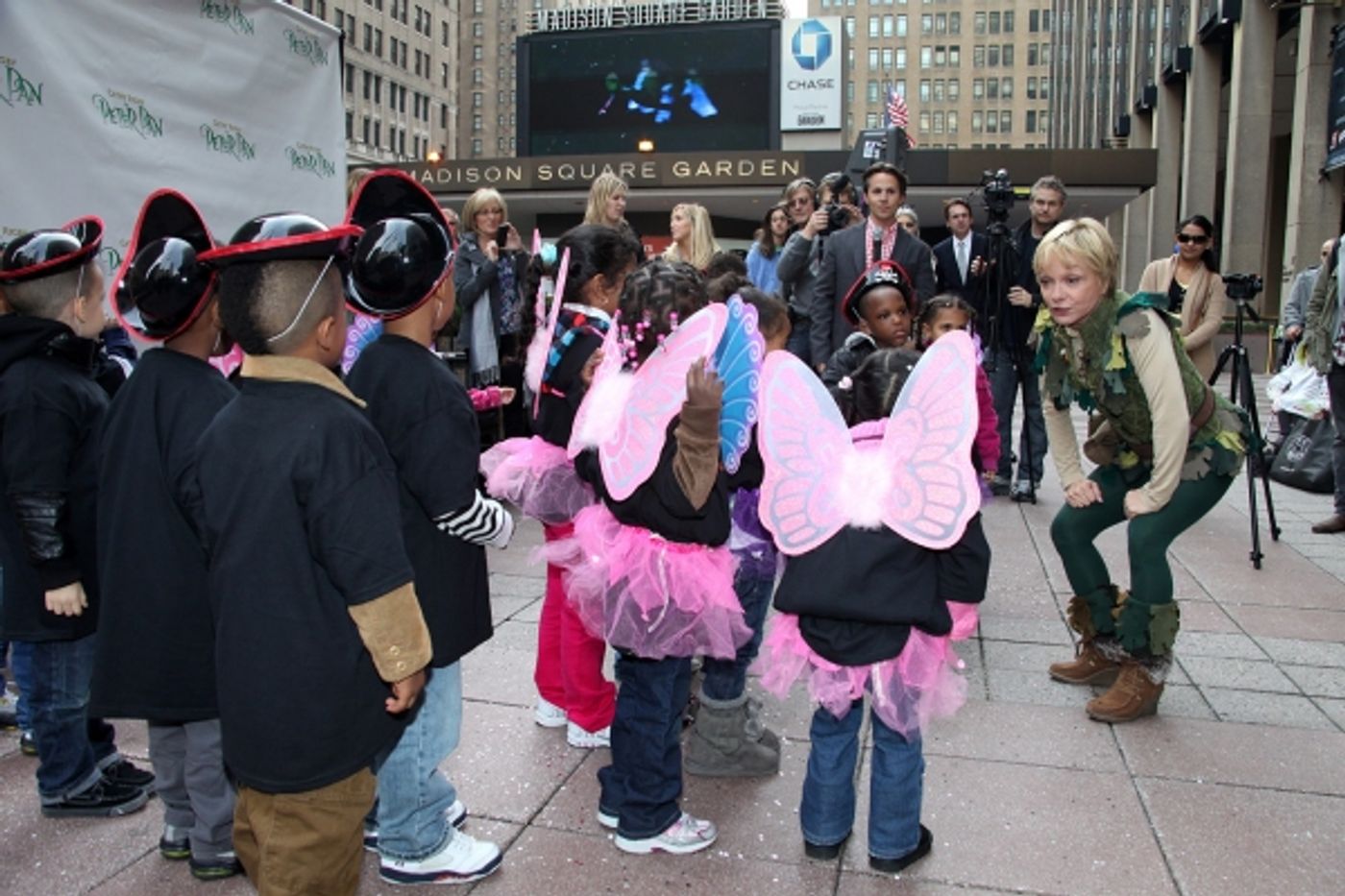 Photo Coverage: PETER PAN's Cathy Rigby Flies with MSG's Garden of Dreams Kids Photo Coverage: PETER PAN's Cathy Rigby Flies with MSG's Garden of Dreams Kids Image