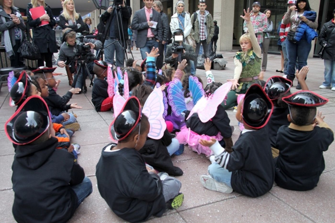 Photo Coverage: PETER PAN's Cathy Rigby Flies with MSG's Garden of Dreams Kids Photo Coverage: PETER PAN's Cathy Rigby Flies with MSG's Garden of Dreams Kids Image