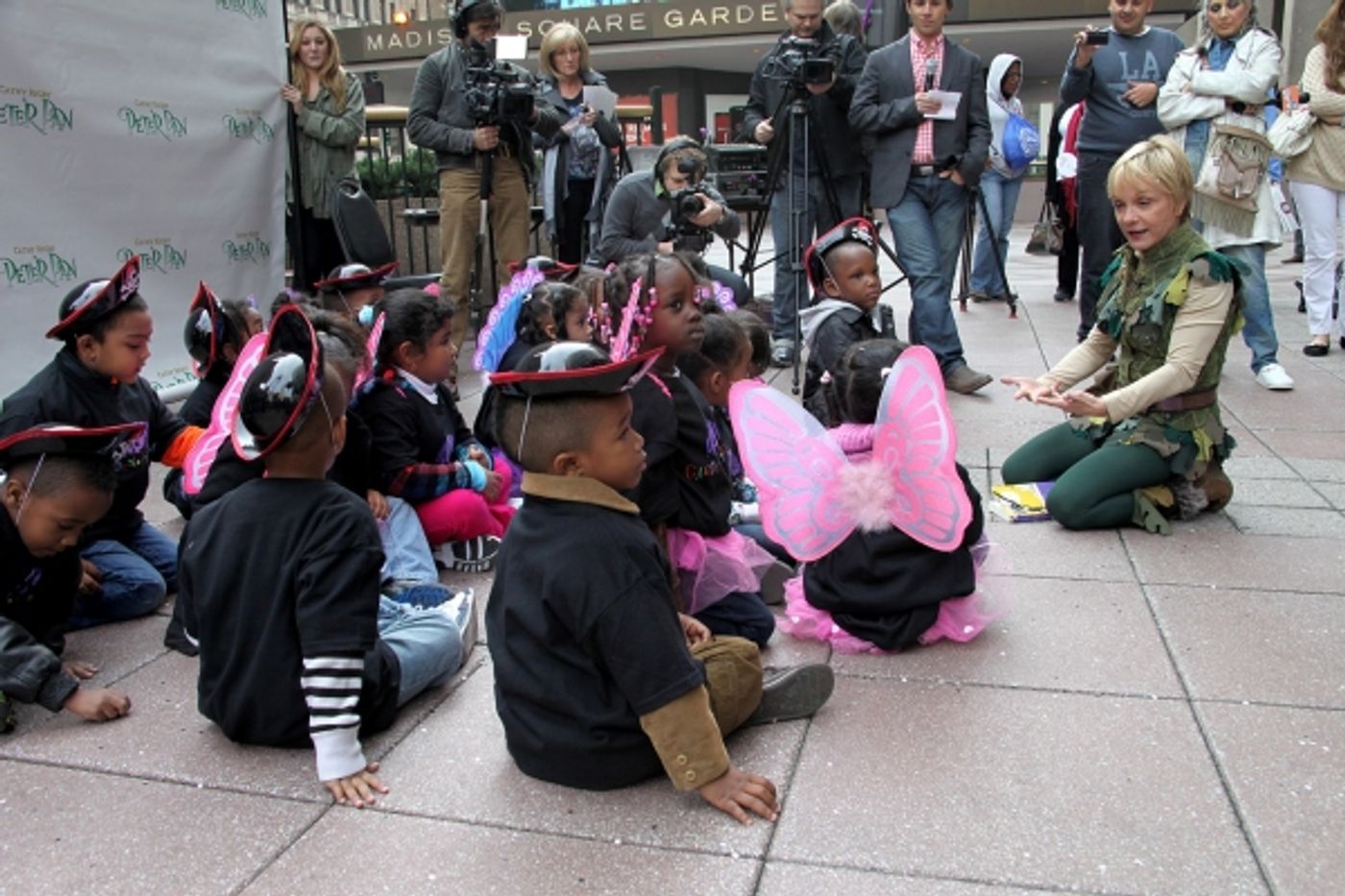 Photo Coverage: PETER PAN's Cathy Rigby Flies with MSG's Garden of Dreams Kids Photo Coverage: PETER PAN's Cathy Rigby Flies with MSG's Garden of Dreams Kids Image