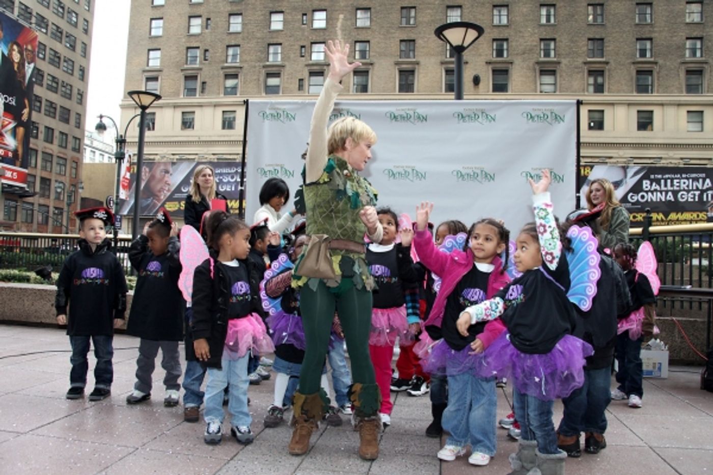 Photo Coverage: PETER PAN's Cathy Rigby Flies with MSG's Garden of Dreams Kids Photo Coverage: PETER PAN's Cathy Rigby Flies with MSG's Garden of Dreams Kids Image