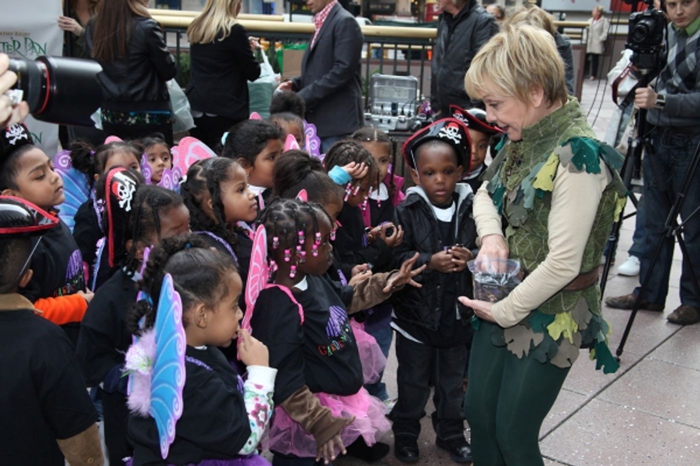 Photo Coverage: PETER PAN's Cathy Rigby Flies with MSG's Garden of Dreams Kids Photo Coverage: PETER PAN's Cathy Rigby Flies with MSG's Garden of Dreams Kids Image