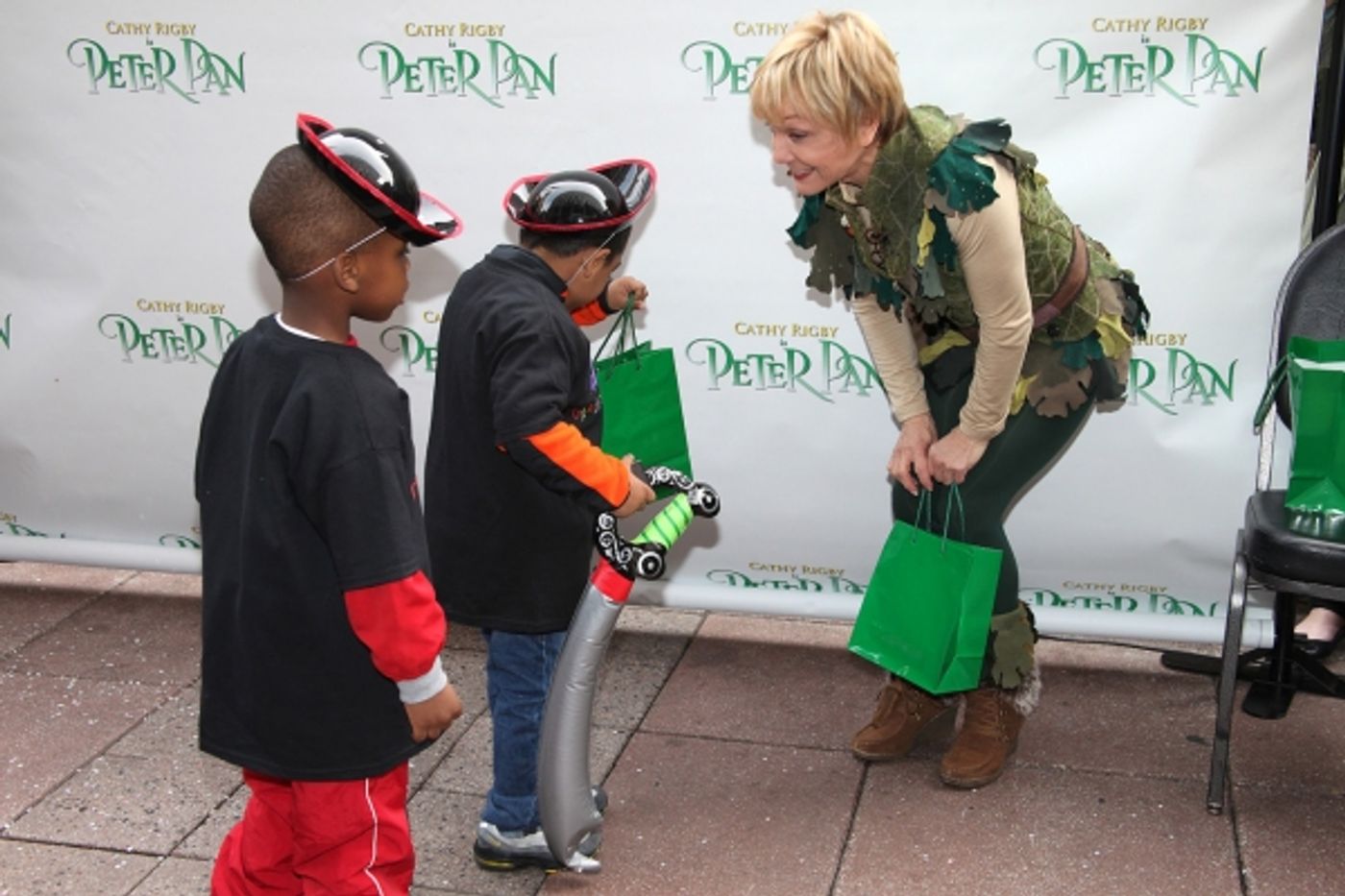Photo Coverage: PETER PAN's Cathy Rigby Flies with MSG's Garden of Dreams Kids Photo Coverage: PETER PAN's Cathy Rigby Flies with MSG's Garden of Dreams Kids Image