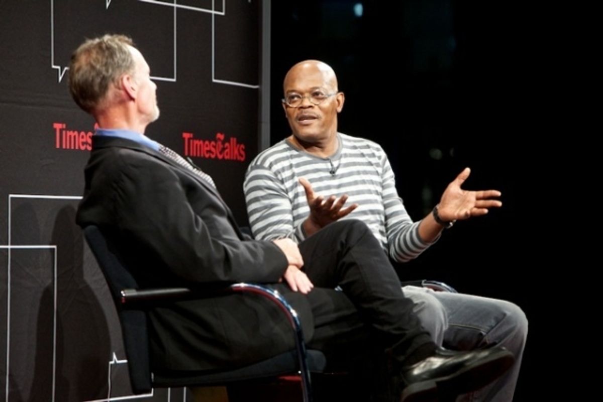 David Carr, Samuel L. Jackson at 
