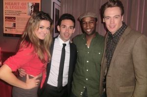 Mackenzie Bell, Dominik Scaglione, Donald Webber Jr., Erich Bergen @ BroadwayWorld Mackenzie Bell, Dominik Scaglione, Donald Webber Jr., Erich Bergen Photo