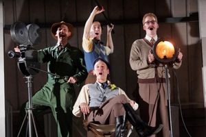 Jay Russell with Mick Bleyer, Michael Keyloun and Robert J. Townsend Photo