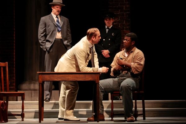 James Konicek as Hugh Dorsey and Kevin McAllister as Newt Lee with Michael Bunce and  Photo