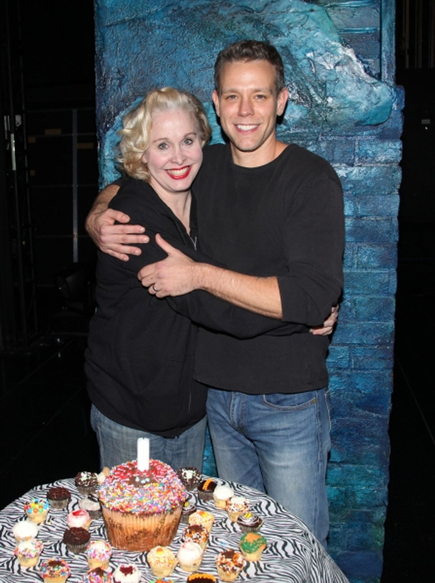 Photo Coverage: Backstage Birthday Celebration for Adam Pascal at MEMPHIS! Photo Coverage: Backstage Birthday Celebration for Adam Pascal at MEMPHIS! Image