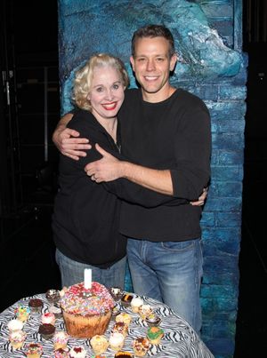 Adam Pascal with Nancy Opel @ BroadwayWorld Adam Pascal with Nancy Opel Photo