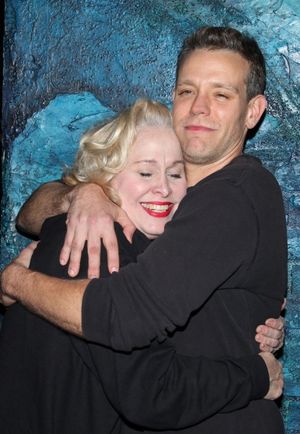 Adam Pascal with Nancy Opel @ BroadwayWorld Adam Pascal with Nancy Opel Photo