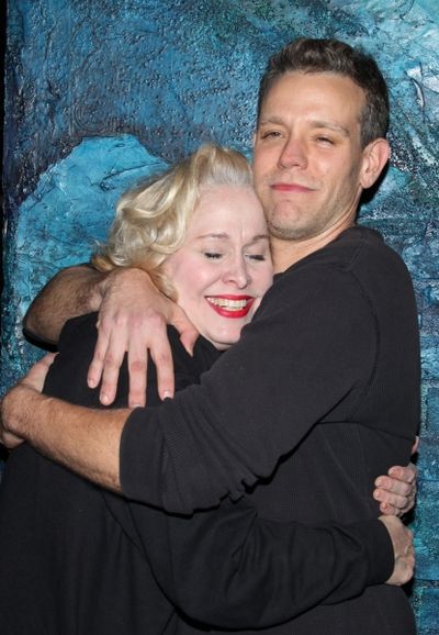 Adam Pascal with Nancy Opel  Photo