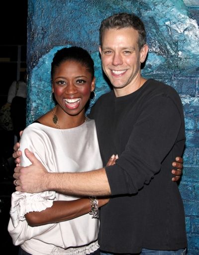 Adam Pascal with Montego Glover  Photo