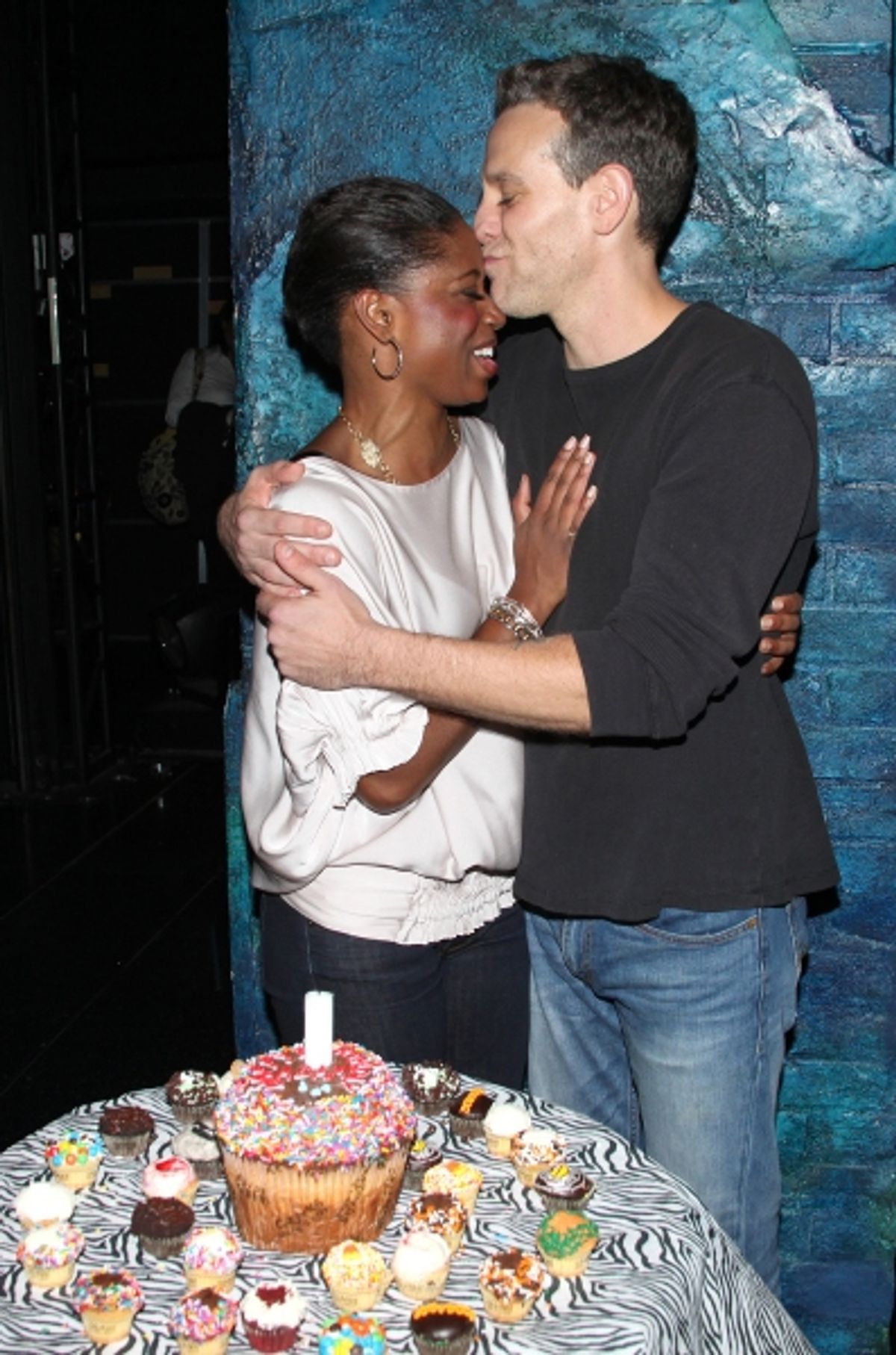 Adam Pascal with Montego Glover  at 