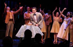 Adam Pascal with Montego Glover & ensemble cast  Photo