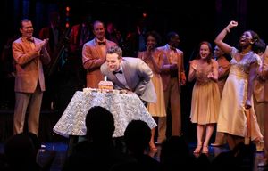 Adam Pascal with Montego Glover & ensemble cast  Photo