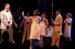 Adam Pascal with Montego Glover, Derrick Baskin, Nancy Opel & ensemble cast @ BroadwayWorld
Adam Pascal with Montego Glover, Derrick Baskin, Nancy Opel & ensemble cast Photo